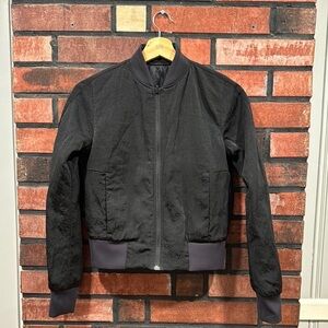 Women’s  Black Bomber Jacket